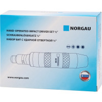 Набор бит с ударной отверткой NORGAU тип NK1900-018 1/2" 062493018