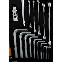 Набор инструмента с 12-ти гранными головками FORCE 142 предмета 41421R-9