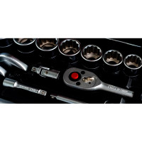 Набор инструмента с 12-ти гранными головками FORCE 142 предмета 41421R-9