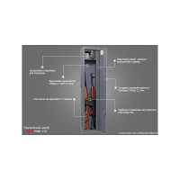 Оружейный шкаф Onix Mini130 60960