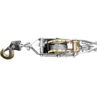 Ручная рычажная лебедка СИБИН тросовая 2т 3м 43125-2