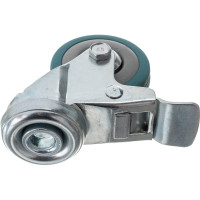 Колесо аппаратное поворотное под болт с тормозом Longway SChgb 25