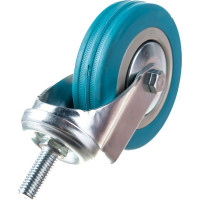 Колесо аппаратное поворотное с болтом Longway SCtg 42 Поворотная колесная опора с болтом сер. рез. (12/36)