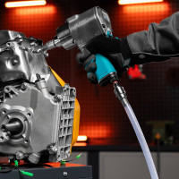 Шланг пневматический ПВХ армированный (10x16 мм; 15 м; 18 бар; быстросъем) STELS 57025