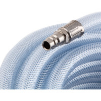 Шланг пневматический ПВХ армированный (10x16 мм; 15 м; 18 бар; быстросъем) STELS 57025