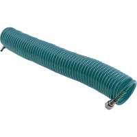 Спиральный воздушный шланг STELS 8x12мм, 18 бар, с быстросъемными соединениями, 15 м// 57019