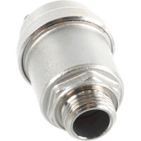 Автоматический воздухоотводчик с нижним подключением и верхним выпуском HP 1/2 никелированный Uni-Fitt 230N2000