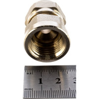 Обжимная муфта - В 16х1/2 никелированная Uni-Fitt 661N6200