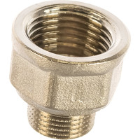 Переходник НВ 3/8mх1/2f никелированный Uni-Fitt 603N1200