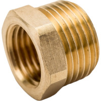 Футорка НВ 3/8x1/4 латунная Uni-Fitt 604G1000