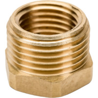 Футорка НВ 3/8x1/4 латунная Uni-Fitt 604G1000