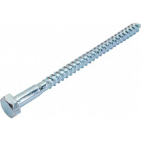 Сантехнический болт DIN 571 оцинкованный 6х90, 2шт - пакет Tech-Krep/Zitar 102585