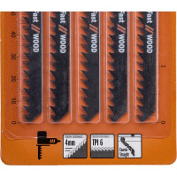 Пилки лобзиковые по дереву (132/110 мм; шаг 4 мм) 5 шт. CMT JT344D-5