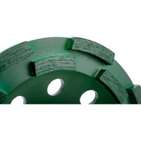 Чашка алмазная шлифовальная двурядная по бетону и граниту (125х22.2 мм) MESSER DIY 05.125.002