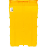 Пластиковый ящик Стелла-техник 502х305х184мм, 20 литров, V-4-желтый
