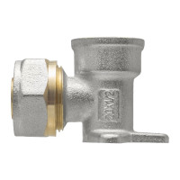 Угольник водорозетка с креплением 20х1/2" ц/г Rvc RC 00696