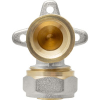 Угольник водорозетка с креплением 20х1/2" ц/г Rvc RC 00696