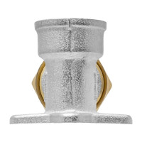 Угольник водорозетка с креплением 20х1/2" ц/г Rvc RC 00696