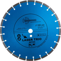 Диск алмазный отрезной TRIO-DIAMOND 350x25.4 Laser Trio Бетон 380350