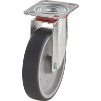 Колесо с вращающейся опорой и пластиной крепления (150 мм; 140 кг) Tellure Rota 714204