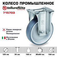 Колесо со стационарной опорой (125 мм; 125 кг) Tellure Rota 715703