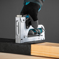 Мебельный регулируемый степлер, стальной корпус, тип скобы 53, 4-14мм GROSS Handwerker 41000