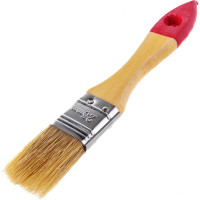 Флейцевая кисть, натуральная щетина, 55% топс, лакированная ручка, ширина 25мм МASTER COLOR 30-0011