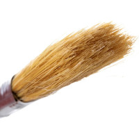 Флейцевая кисть, натуральная щетина, 55% топс, лакированная ручка, ширина 25мм МASTER COLOR 30-0011