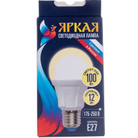 Светодиодная лампа Uniel LED-A60 12W/WW/E27/FR PLP01WH UL-00001526