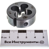 Метрическая плашка ТехноСталь М12.0х1.75 9ХС t240054