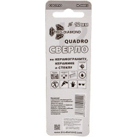 Сверло по керамограниту, керамике и стеклу TRIO-DIAMOND квадро 12 мм 440012