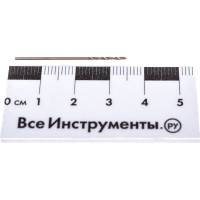 Сверло по металлу (1х12х34 мм; ц/х; Р6М5; А1) GRIFF a111010