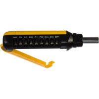 Набор: трещоточная отвертка с битами и головками, 15шт Berger BG BG1073