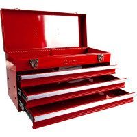 Инструментальный ящик МАСТАК 3 полки, красный 511-03530R