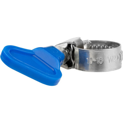 Обжимной хомут из нержавеющей стали MasterProf 10-16 мм, бабочка ИС.140086