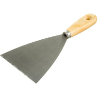 Шпатель стальной c деревянной ручкой, 100 мм MIRAX 1000-100_z01