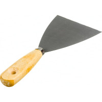 Шпатель стальной c деревянной ручкой, 100 мм MIRAX 1000-100_z01