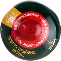 Газовый баллон TOURIST STANDARD резьбовой TBR-230 00000000367