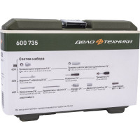 Набор Дело Техники головок и принадлежностей 1/4", 35 предм. 600735