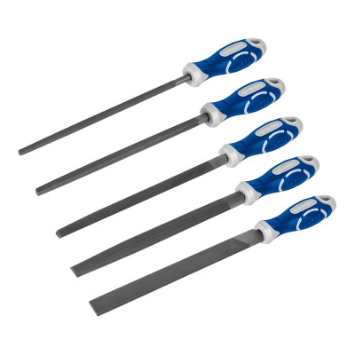 Набор напильников КОБАЛЬТ № 2, 200 мм, 5 шт. 247-750