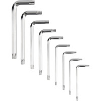 Набор двухсторонних ключей Torx NORGAU N43-009 (T8-T40, 9 шт) 061047809