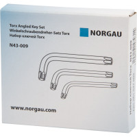 Набор двухсторонних ключей Torx NORGAU N43-009 (T8-T40, 9 шт) 061047809