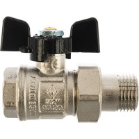 Шаровый кран с полусгоном американкой 1/2 бант Bugatti NEW JERSEY 900 9220004 ИС.080993