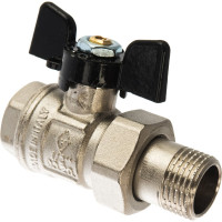 Шаровый кран с полусгоном американкой 1/2 бант Bugatti NEW JERSEY 900 9220004 ИС.080993