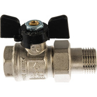 Шаровый кран с полусгоном американкой 1/2 бант Bugatti NEW JERSEY 900 9220004 ИС.080993