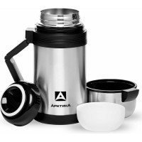 Универсальный термос для еды и напитков Арктика 1 л, стальной 201-1000