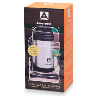 Универсальный термос для еды и напитков Арктика 1 л, стальной 201-1000