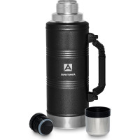 Термос Арктика Уазик 2.2 л, черный, с ручкой 106-2200Р-BK