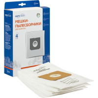 Мешок-пылесборник синтетический для пылесосов ELECTROLUX, AEG, ZANUSSI (4 шт.) EURO CLEAN E-01/4