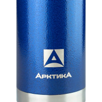 Термос с молотковой эмалью Арктика 0.75 л, синий 106-750-BL